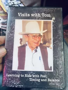 “VISITS WITH TOM” -2 DISC DVD LEARNING TO RIDE WITH FEEL, Timing & Balance - Picture 1 of 2