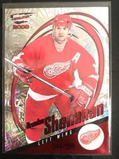 1999-00 Pacific Revolution Red 044/299 Brendan Shanahan #55 Detroit Red Wings
