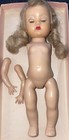 Nancy Ann Storybook Muffie Vintage 8" Walker Doll 1950'S Arms Off Tlc -Read!