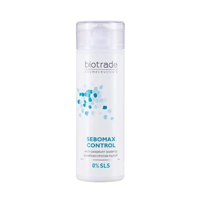 Biotrade Sebomax Control Anti-Dandruff Shampoo Soothes Irritated Scalp 200ml