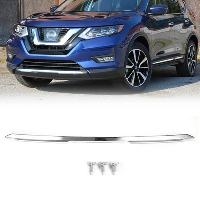 Parachoques delantero inferior moldura cromada para Nissan Rogue 2014 2015 2016 Foto 1 de 4