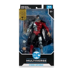 McFarlane Toys DC Multiverse Cyborg Superman Gold Label Target Exclusive - Picture 1 of 1