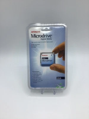 Hitachi 2 GB 08K2531 Pexagon Microdrive CF+Type II HMS360402D5CF00 (MD2GBBP) - Image 1 of 2