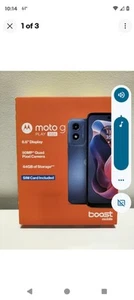 BOOST MOBILE G Play 2024 64 GB MOTOROLA Prepaid Smartphone New & Sealed - Picture 1 of 1