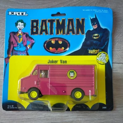 Batman - 1989 Die-Cast Joker Van - ERTL 1:48 Scale - New On Card - Image 1 of 4