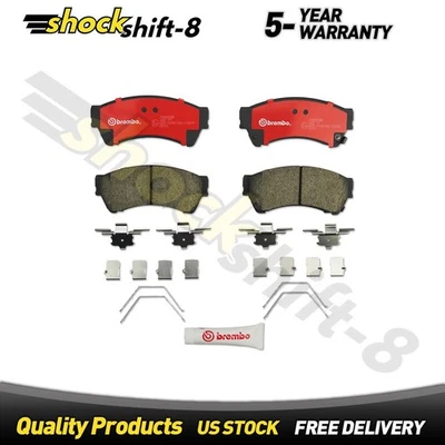 Front Disc Brake Pad Set for Ford Fusion 3.0L 2006 2007 2008 2009 2010 2011 2012 - Image 1 of 2