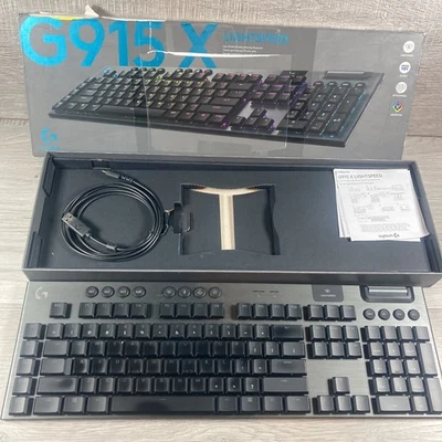 Logitech G915 LIGHTSPEED RGB Wireless Mechanical Tactile Keyboard *No Dongle* - Image 1 of 4