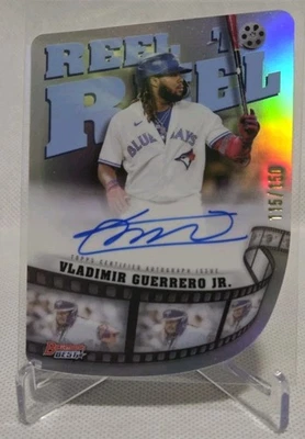 2023 Bowman's Best VLADIMIR GUERRERO JR. Reel to Reel Autograph Blue Jays - Image 1 of 2