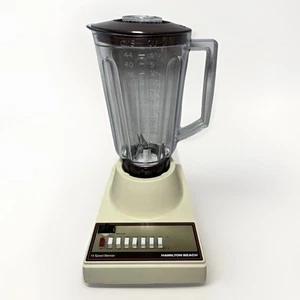 Vintage Hamilton Beach 14 Geschwindigkeiten Mixer Modell 562-3 getestet Mandel & Braun - Bild 1 von 8