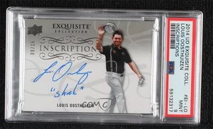 2014 Exquisite Collection Inscriptions /15 Louis Oosthuizen PSA 9 MINT Auto - Picture 1 of 3