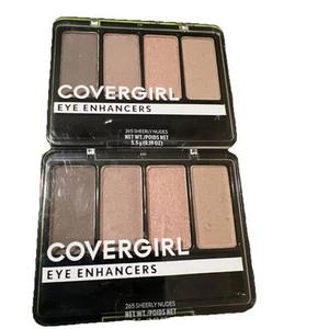 CoverGirl Eye Enhancers Quad Lidschatten Palette #265 Sheerly Nudes - 2er Pack - Bild 1 von 2