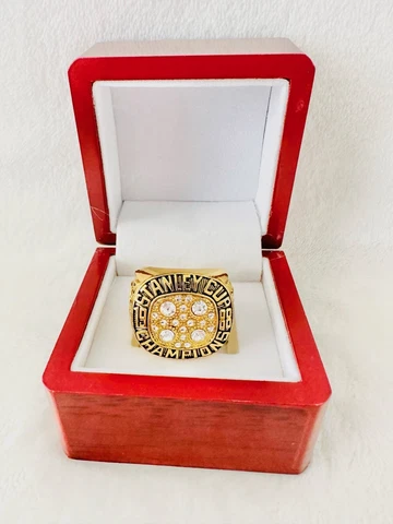 1988 Edmonton Oilers Stanley Cup Championship Ring W Box, 🇺🇸 SHIP Cover
