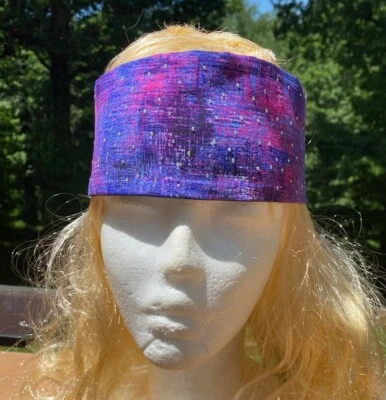Diadema de motociclista multicolor hecha a mano con diamantes de imitación Hotfix Foto 1 de 4