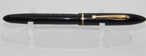 Vintage Sheaffer Vakuum Füllfederhalter - Schwarz 14K Nr. 4 Feder - Bild 1 von 20