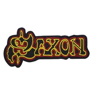 Saxon Heavy Metal  , High Quality  IRON ON/  Sew On  Applique  PATCH - Foto 1 di 1