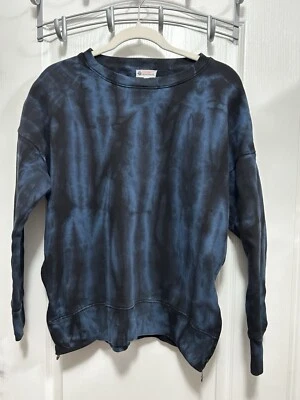 Разные Evereve галстук краситель молнии ворота пуловер толстовка женщин 1 S синий черный - Изображение 1 из 4