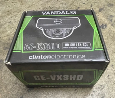 Clinton CE-VX3HD EX-SDI Long Range IR Vandal X Dome Camera - Image 1 of 2