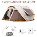 2-4 Person Pop Up Automatic Tent Outdoor Hiking Travel Tour Tent Easy Set Up