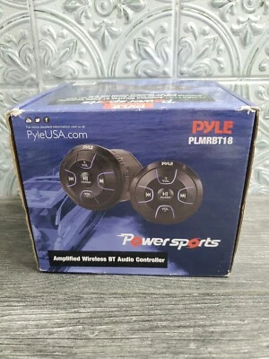 Pyle Amplified Wireless BT Audio Controller - Waterproof-Rated Marine Receiver - Image 1 of 4