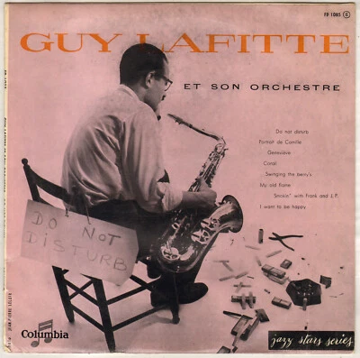 GUY LAFITTE "DO NOT DISTURB" JAZZ SAX LP 25 cm 1956 COLUMBIA FP 1085 - Photo 1/3