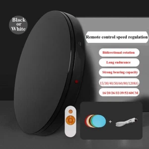 Motorized Rotating Display Stand Jewelry Photography Electric Show Holder - Picture 1 of 34