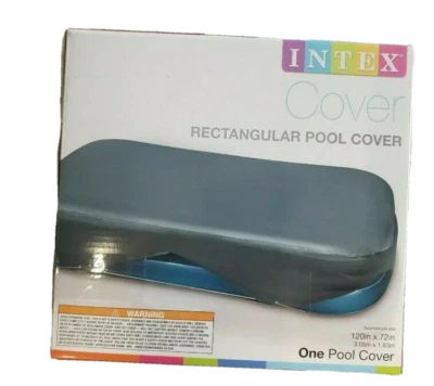 Intex Pool Cover 120 in 72 in Rectangular Pool Cover for Swim Centers 58412EP - Image 1 of 2