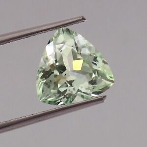 Natural Flawless Merelani Mint Green Garnet Trillion Cut Loose Gemstone 4.90 Ct