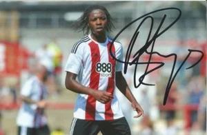 BRENTFORD: ROMAINE SAWYERS SIGNED 6x4 ACTION PHOTO+COA - Picture 1 of 1