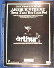 Partition musicale Arthur's Theme (Best That You Can Do) - Couverture de film