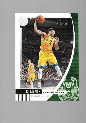 Bucks🏀   Giannis Antetokounmpo, Panini - Absolute Memorabilia - Image 1 of 2