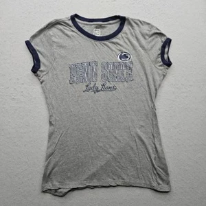 Penn State Lady Lions Girls Large T-Shirt Grey Navy - Picture 1 of 11