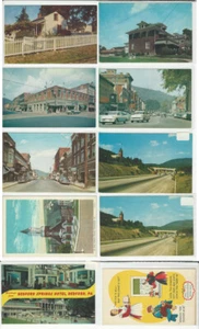 Postcard Lot of 10, Pennsylvania, Oil City, Gettysburg, Bedford, Franklin, JFZ - Picture 1 of 1