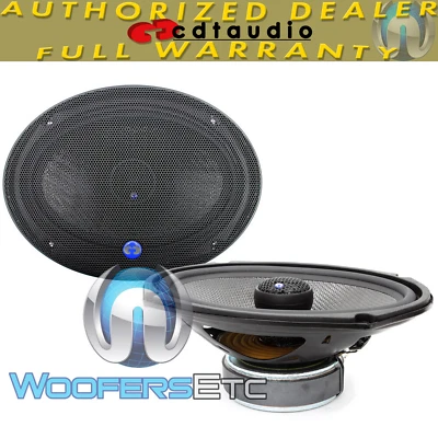 CDT AUDIO HD-690CFX.2  6"X9" 200W RMS 2-OHM CARBON FIBER COAXIAL SPEAKERS NEW - Image 1 of 4