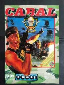 Cabal - Ocean - Atari ST/Amiga - Computerspiel 1990er Zeitschriftenanzeige #B5729 - Bild 1 von 1