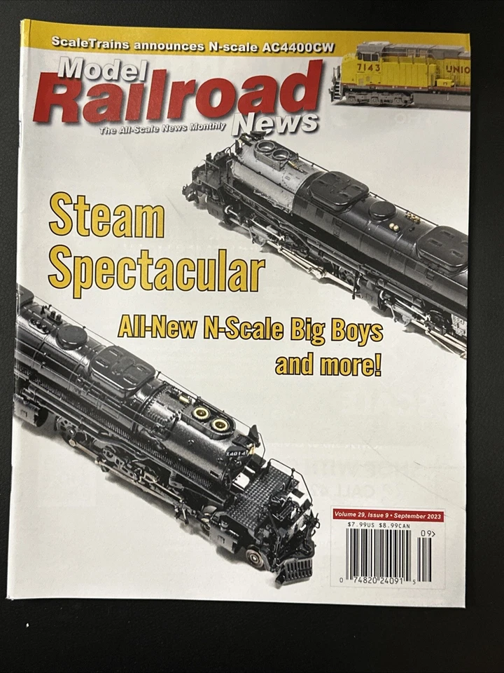 Model Railroad News Magazine Steam Spectacular ￼Sept 2023 Issue 9 - Image 1 of 1