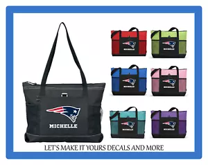 NEW ENGLAND PATRIOTS WITH NAME TRAGETASCHE HANDTASCHE REISE SPORT FITNESS SCHULTASCHE REISSVERSCHLÜSSE - Bild 1 von 9