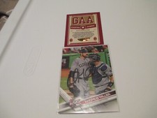 2017 TOPPS ANDREW MILLER CLEVELAND GUARDIANS AUTOGRAPHED BASEBALL CARD