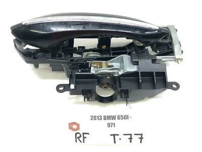BMW 650I F06 2012-2018 pasajero derecho delantero exterior manija de puerta OEM. Foto 1 de 4