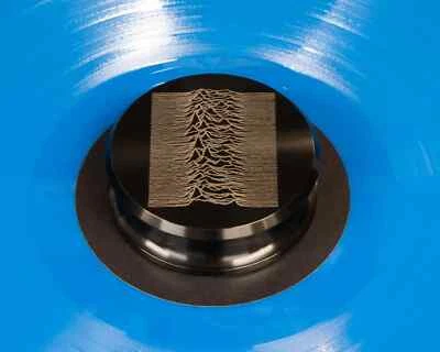 Vinyl record stabilizer weight. Pulsar Radio Emissions engraved turntable weight - Image 1 of 4