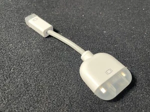 MINI DVI PORT TO VGA ADAPTER FOR APPLE MAC LAPTOP MACBOOK IMAC DISPLAY OEM - Picture 1 of 3