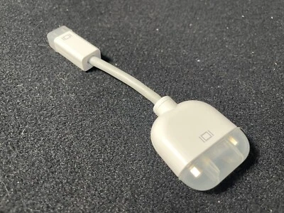MINI DVI PORT TO VGA ADAPTER FOR APPLE MAC LAPTOP MACBOOK IMAC DISPLAY OEM - Image 1 of 3