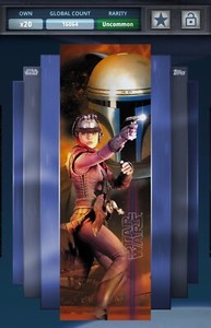 Star Wars Card Trader DIGITAL Galactic Die-Cuts 2020 Blue ZAM WESELL JANGO FETT