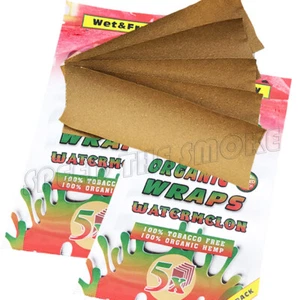 2 Packs WATERMELON Flavor Cigar Wraps Cigarette Rolling Papers King Size Slim - Picture 1 of 2