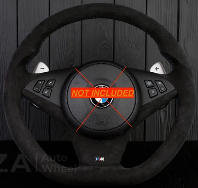 Volante gamuza BMW E60 M5 E63 E64 M6 Performance Alcantara SMG personalizado Foto 1 de 4