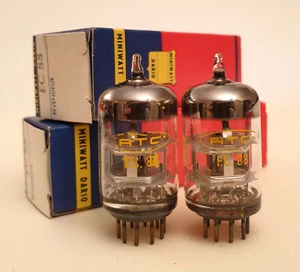2 strong triodes EC88 / E88C 6DL4 Tube RTC appairés, nos / nib closely matched - Picture 1 of 1