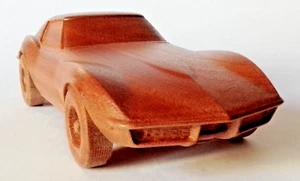 1:16 Corvette C3 Coupé Wood Muscle Car Rare Model Replica Others on Request - Picture 1 of 10