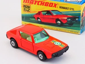 Matchbox 62 C Superfast Renault 17TL Lesney Diecast Mint Box OVP 1704-25-09 - Bild 1 von 9