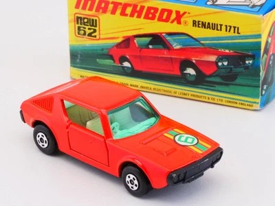 Matchbox 62 C Superfast Renault 17TL Lesney Diecast Mint Box Boxed 1704-25-09 - Image 1 of 4
