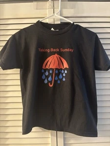 Camisa Vintage Taking Back Sunday Juvenil Mediana Pop Punk Emo Banda Mercancía - Imagen 1 de 2