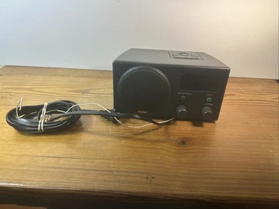 Boston Acoustics Recepter AM FM Dual Alarm Clock Radio Black - (Tested & Works) - Image 1 of 4